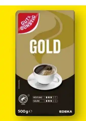 Edeka Gut & Günstig Kaffee Gold Angebot
