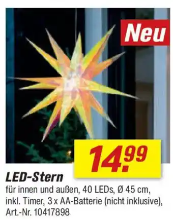 toom Baumarkt LED-Stern Angebot