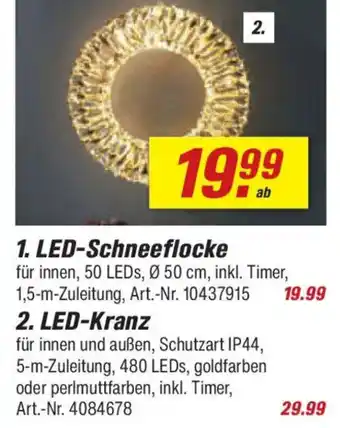 toom Baumarkt 2. LED-Kranz Angebot