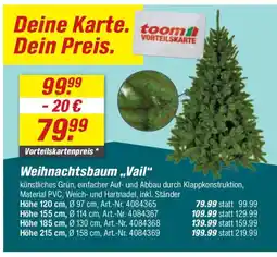 toom Baumarkt Weihnachtsbaum ,,Vail" Angebot