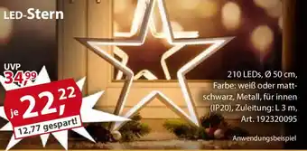 Sonderpreis Baumarkt LED-Stern Angebot