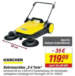 toom Baumarkt KÄRCHER Kehrmaschine,,S 4 Twin" Angebot