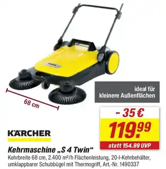 toom Baumarkt KÄRCHER Kehrmaschine,,S 4 Twin" Angebot
