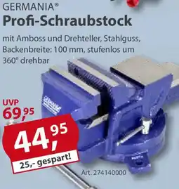 Sonderpreis Baumarkt GERMANIA Profi-Schraubstock Angebot