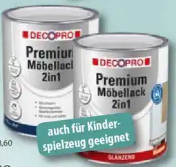 Sonderpreis Baumarkt DECOPRO Premium- Möbellack 2in1 Angebot
