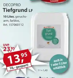 Sonderpreis Baumarkt DECOPRO Tiefgrund LF Angebot