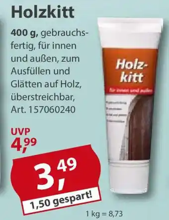 Sonderpreis Baumarkt Holzkitt Angebot