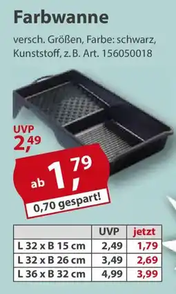 Sonderpreis Baumarkt Farbwanne Angebot