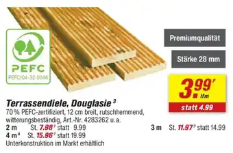 toom Baumarkt Terrassendiele, Douglasie Angebot
