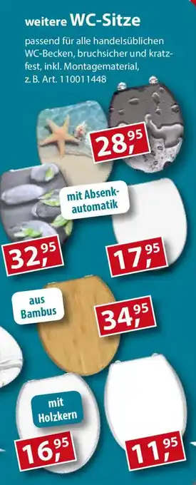 Sonderpreis Baumarkt weitere WC-Sitze Angebot