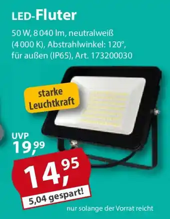 Sonderpreis Baumarkt LED-Fluter Angebot