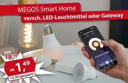 Sonderpreis Baumarkt MEGOS Smart Home versch. LED-Leuchtmittel oder Gateway Angebot