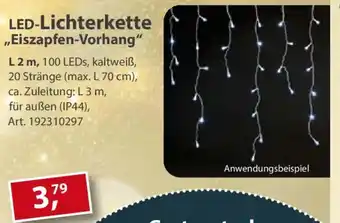 Sonderpreis Baumarkt LED-Lichterkette „Eiszapfen-Vorhang" Angebot