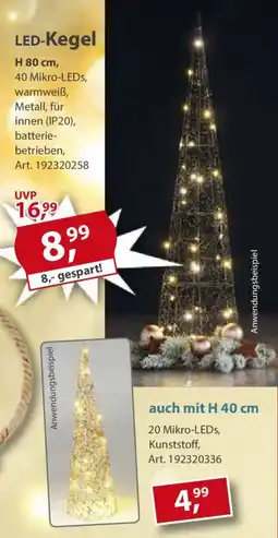 Sonderpreis Baumarkt LED-Kegel Angebot