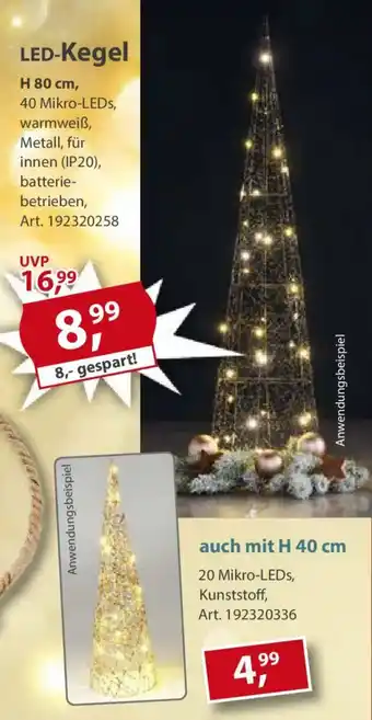 Sonderpreis Baumarkt LED-Kegel Angebot