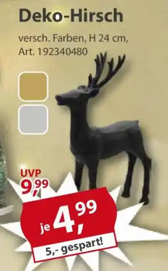 Sonderpreis Baumarkt Deko-Hirsch Angebot