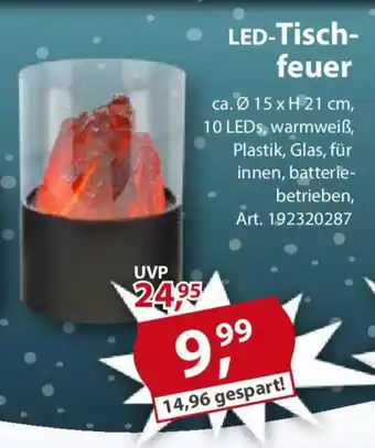 Sonderpreis Baumarkt LED-Tisch- feuer Angebot