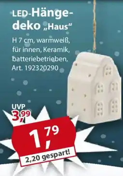 Sonderpreis Baumarkt LED-Hänge- deko,,Haus" Angebot
