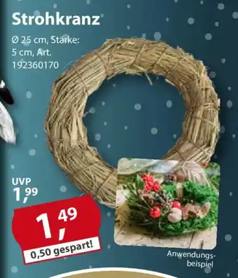 Sonderpreis Baumarkt Strohkranz Angebot