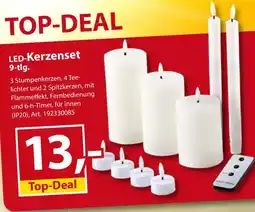 Sonderpreis Baumarkt LED-Kerzenset 9-tlg. Angebot