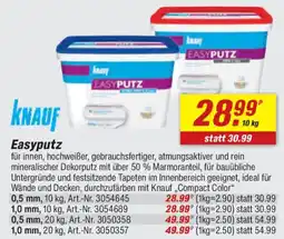 toom Baumarkt KNAUF Easyputz Angebot