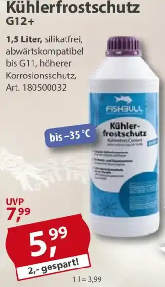 Sonderpreis Baumarkt FISHBULL Kühlerfrostschutz G12+ Angebot