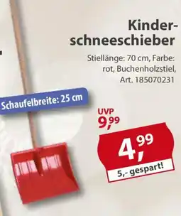 Sonderpreis Baumarkt Kinder- schneeschieber Angebot