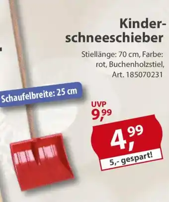 Sonderpreis Baumarkt Kinder- schneeschieber Angebot