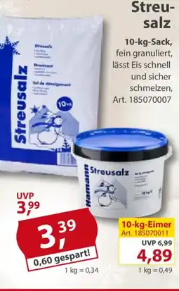 Sonderpreis Baumarkt Streu- salz Angebot