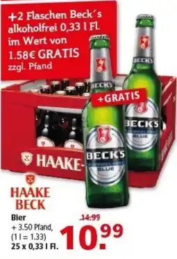 Multi Markt HAAKE- BECK'S Bier Angebot