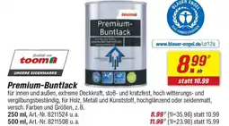 toom Baumarkt Premium- Buntlack Angebot