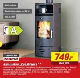 toom Baumarkt Kaminofen ..Casablanca" Angebot