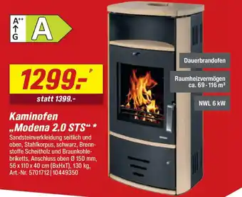toom Baumarkt Kaminofen ,,Modena 2.0 STS" Angebot
