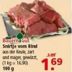 Multi Markt Bauern Gut Snirtje vom Rind Angebot