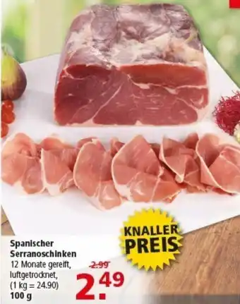 Multi Markt Spanischer Serranoschinken Angebot