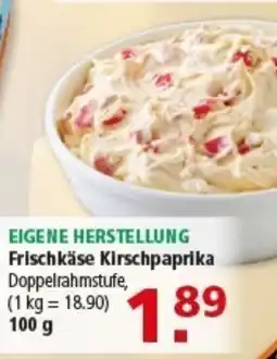 Multi Markt EIGENE HERSTELLUNG Frischkäse Kirschpaprika Angebot
