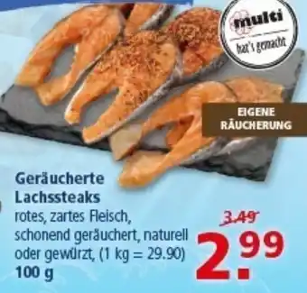 Multi Markt Geräucherte Lachssteaks Angebot