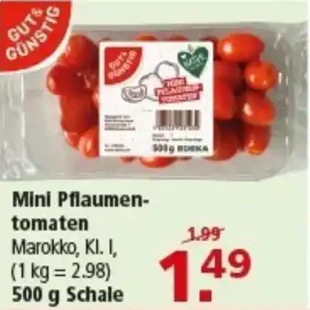 Multi Markt GUT&GÜNSTIG Mini Pflaumen- tomaten Angebot