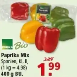 Multi Markt EDEKA Bio Paprika Mix Angebot