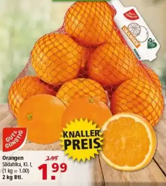 Multi Markt GUT&GÜNSTIG Orangen Angebot