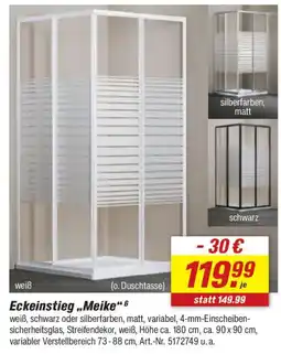toom Baumarkt Eckeinstieg „Meike" Angebot