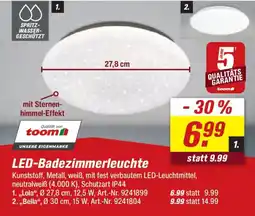 toom Baumarkt LED-Badezimmerleuchte Angebot
