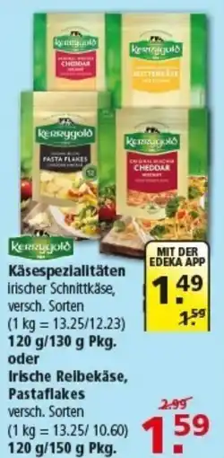 Multi Markt Kerrygold Käsespezialitäten oder Irische Reibekäse, Pastaflakes Angebot