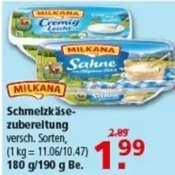 Multi Markt MILKANA Schmelzkäse- zubereitung Angebot