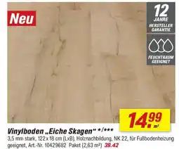 toom Baumarkt Vinylboden „Eiche Skagen" Angebot