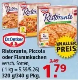 Multi Markt Dr. Oetker Ristorante, Piccola oder Flammkuchen Angebot