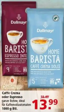 Multi Markt Dallmayr Caffé Crema oder Espresso Angebot