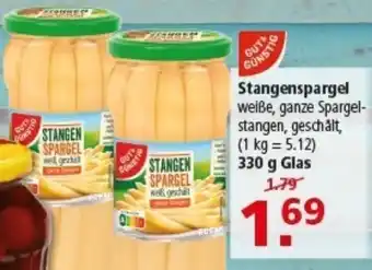 Multi Markt GUT & GUNSTIG Stangenspargel Angebot