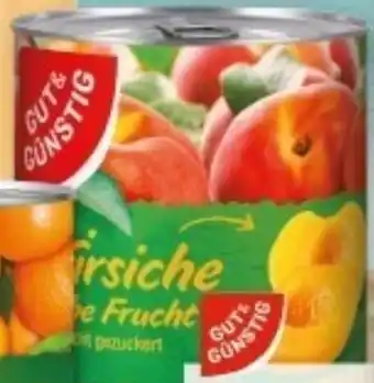 Multi Markt GUT & GUNSTIG Pfirsiche Angebot