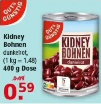 Multi Markt GUT & GUNSTIG Kidney Bohnen Angebot